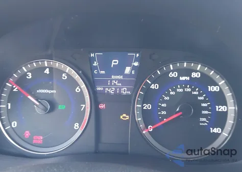 2014 Hyundai Accent Gs из США, поврежденный, VIN KMHCT5AEXEU161737